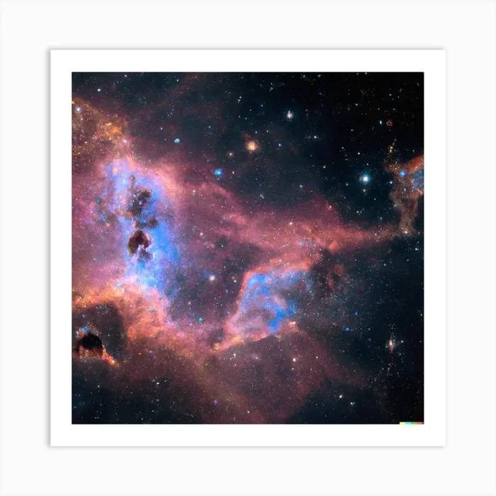 Carina nebula Art PrintF by Fouxah