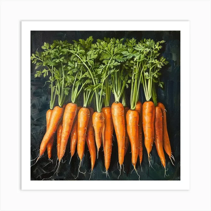 Carrots Art Print by PaigeDesigns