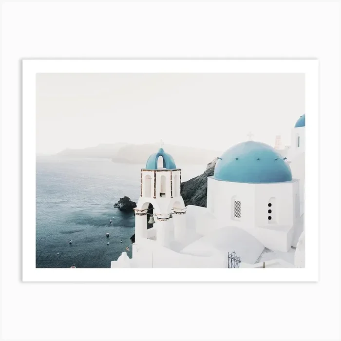 Cathedral Over Ocean Art Print by Alameda