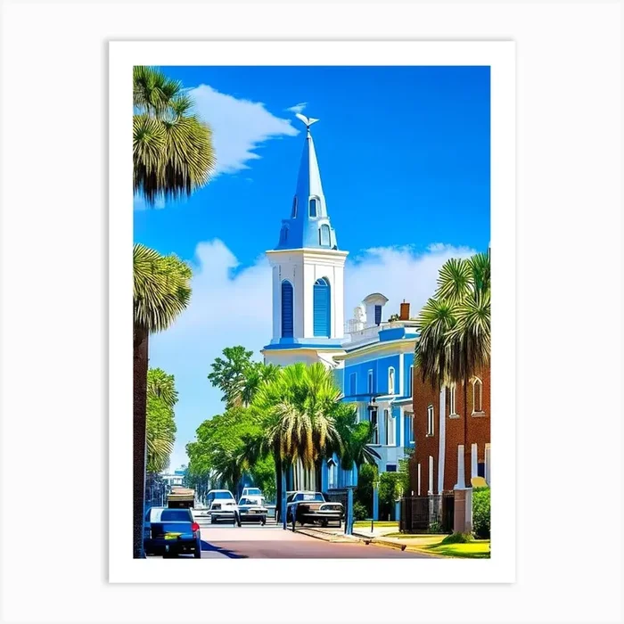 Charleston Photography Art Print by US Cityscapes