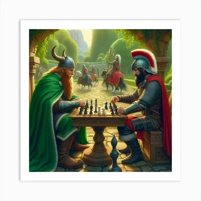 Chess Game Art Print by Vivid Imagination