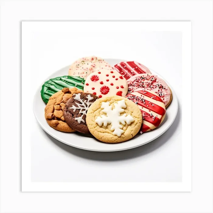 Christmas Cookies Art Print by PaigeDesigns