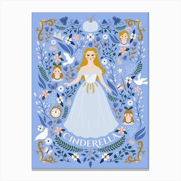 Cinderella Canvas Print by Vesna Skornsek
