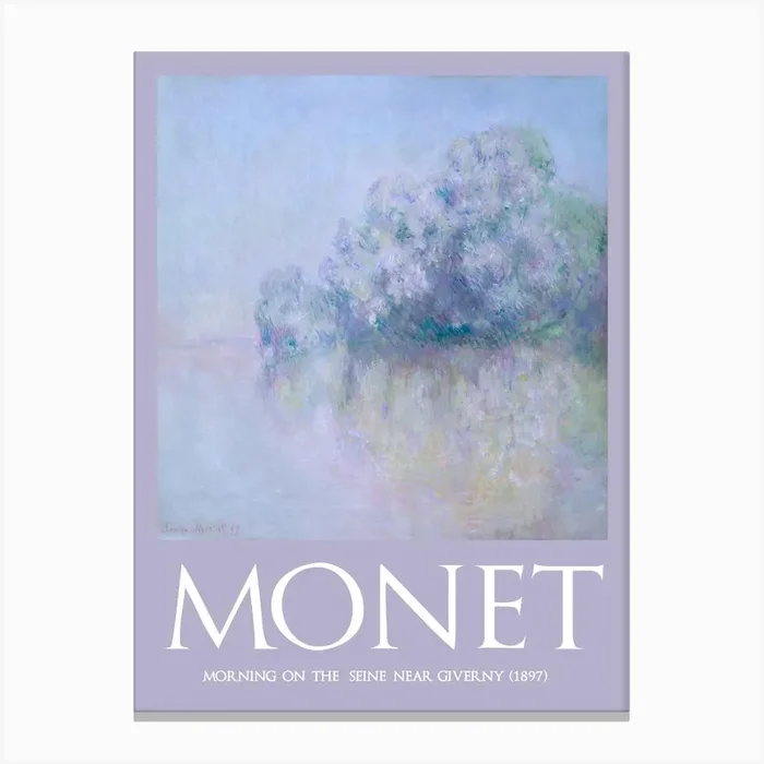 Claude Monet 6 Canvas Print by Lucent Art Shop
