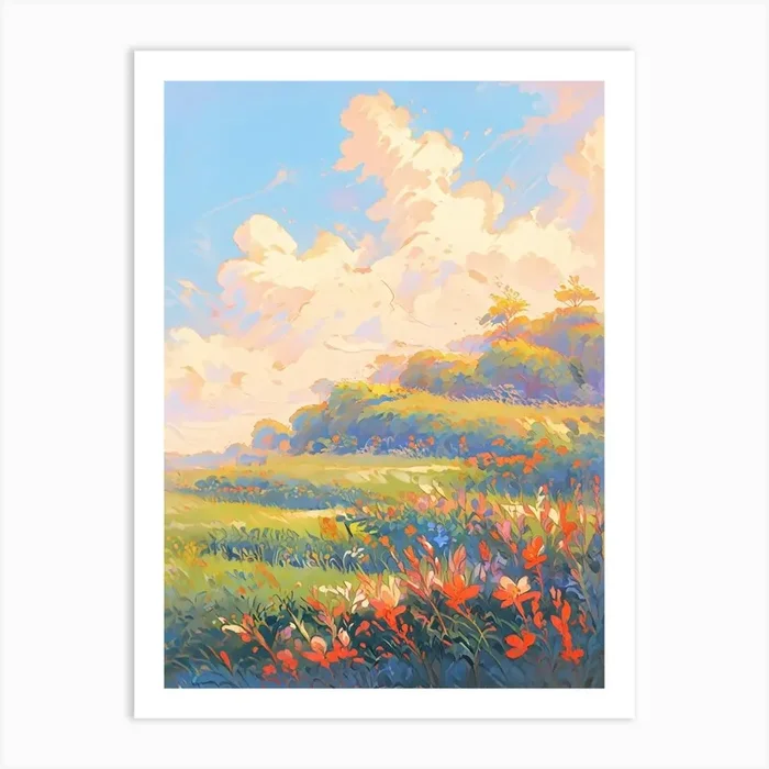 Cloudy Day Art Print by AnikArts