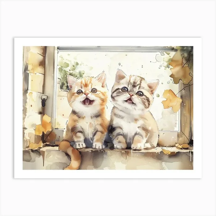 Cobb And Tangyuan Art PrintA by Ashlyn