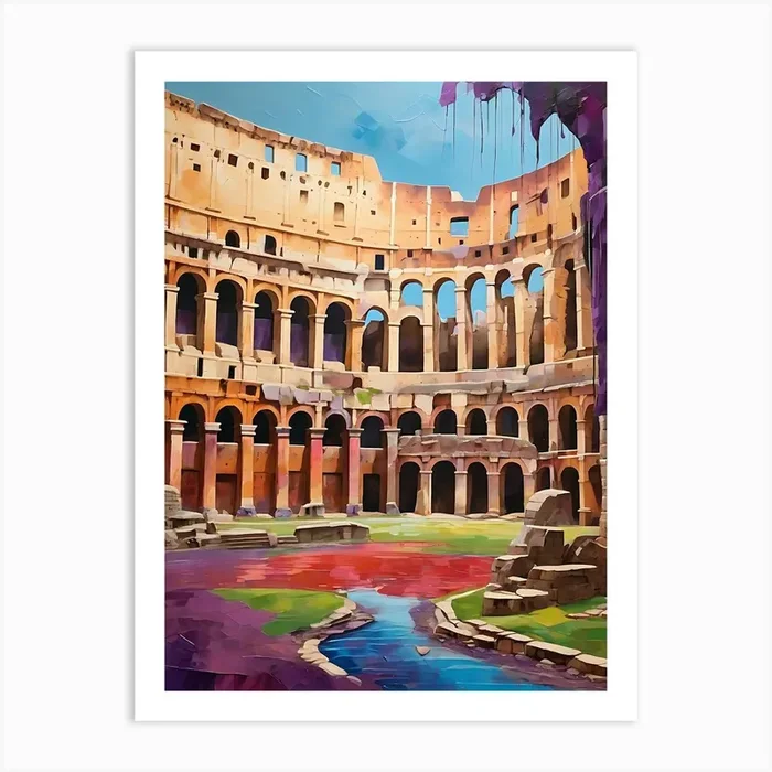 Colossion Art Print by WaveArt Studios