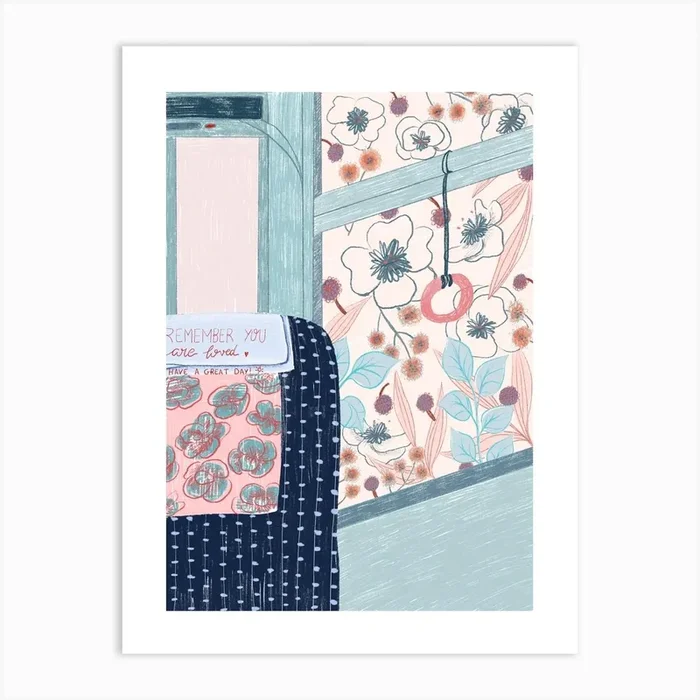 Commute Art Print by Jess Illustrates