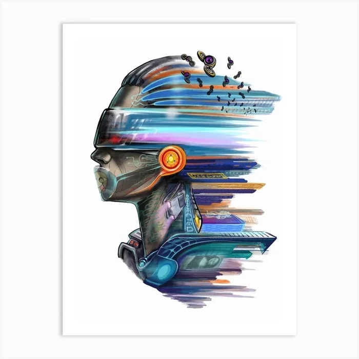 Connected Art Print by Aliriza Cakir