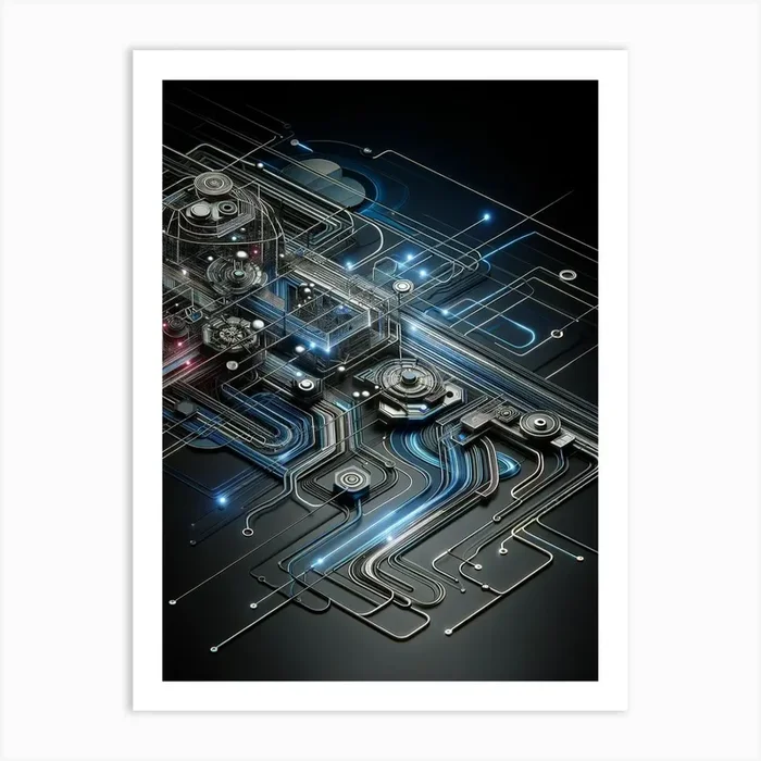 Connection (2) Art Print by 37Komma5