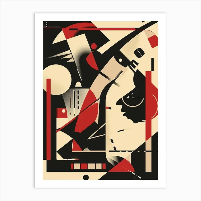 Constructivist Poster00001 Art Print by ArtScape