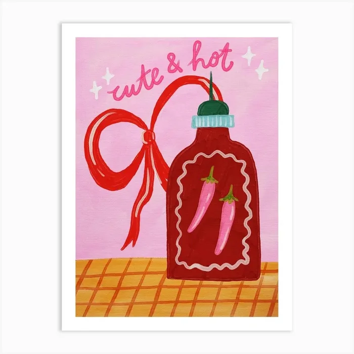 Cute And Hot 2 Art Print by Kartika Paramita
