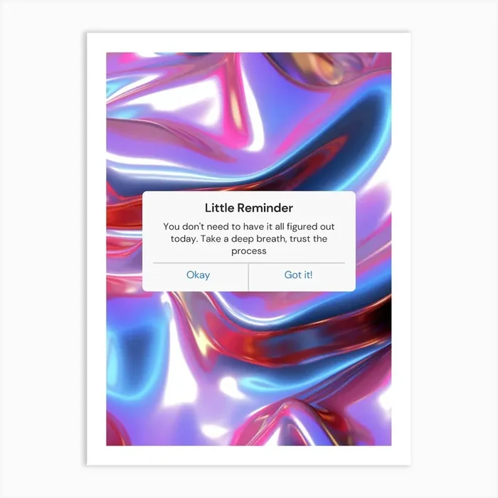 Daily Affirmations Art Print by Dreamer