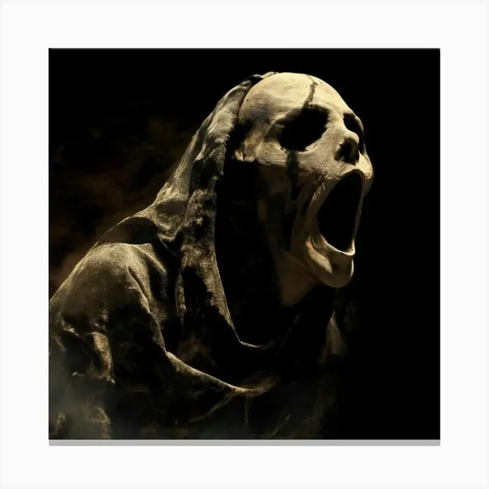 Damned Soul Canvas Print by Dark_