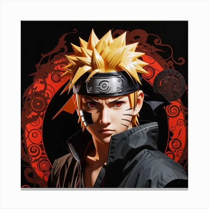 Dark Naruto Canvas Print by Vishnu Balan