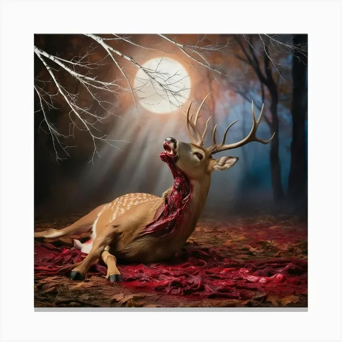 Default Vibrant Surrealistic Portrait Photography On 35mm Film 1 Canvas Print by Ezba Maheen