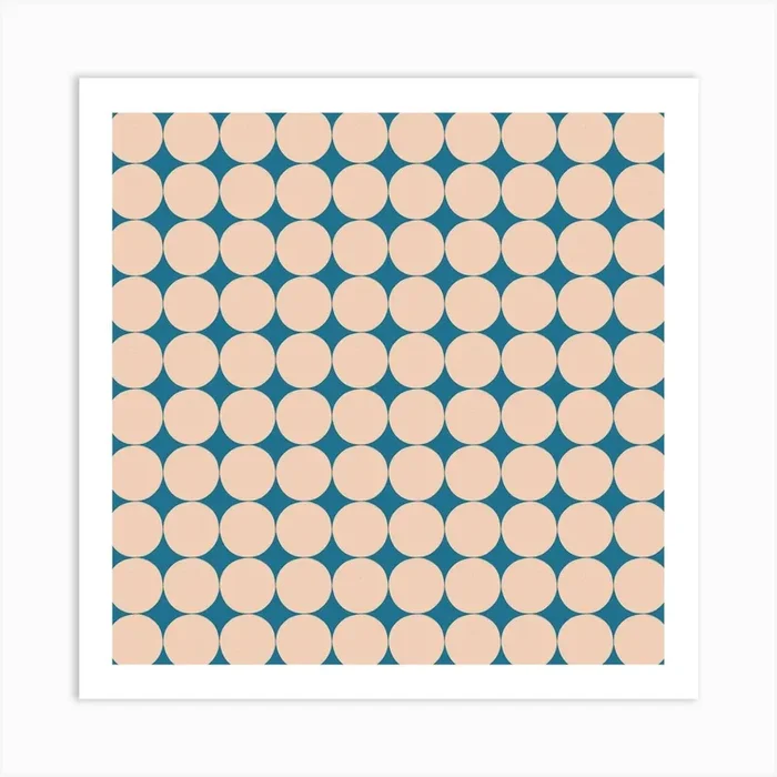 Delicate Circle Art PrintMA by Miho art studio