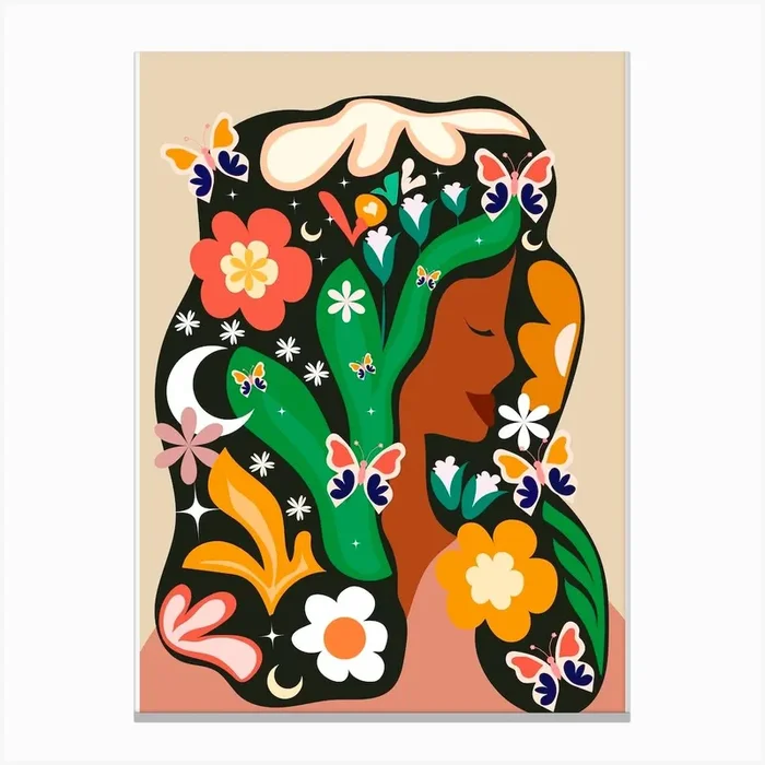Diosa Pachamama Canvas Print by ARTLOVE