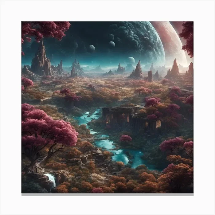 Dreamspace Canvas Print by ArtByMSZ