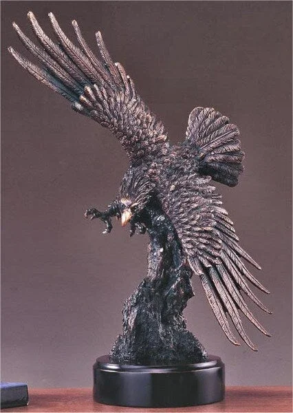 Eagle Sculpture Soaring 17.5 ” High