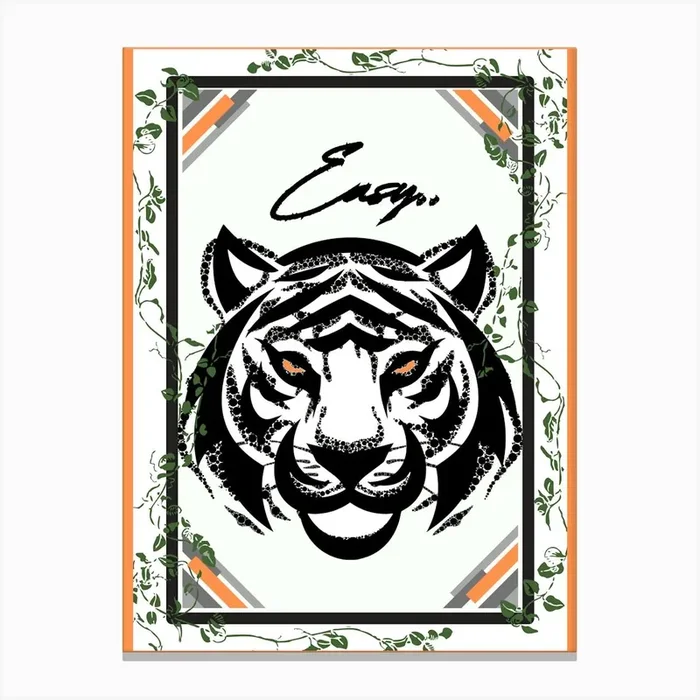 Easy Tiger Canvas PrintK by Kymera