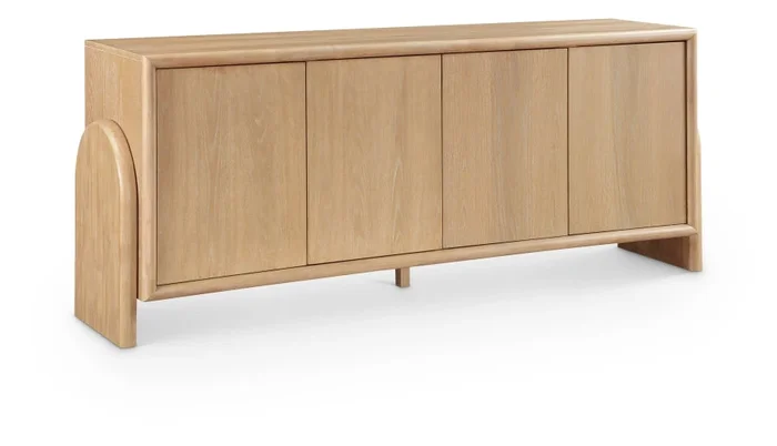 Elanor Oak Veneer And Solid Wood Sideboard / Buffet