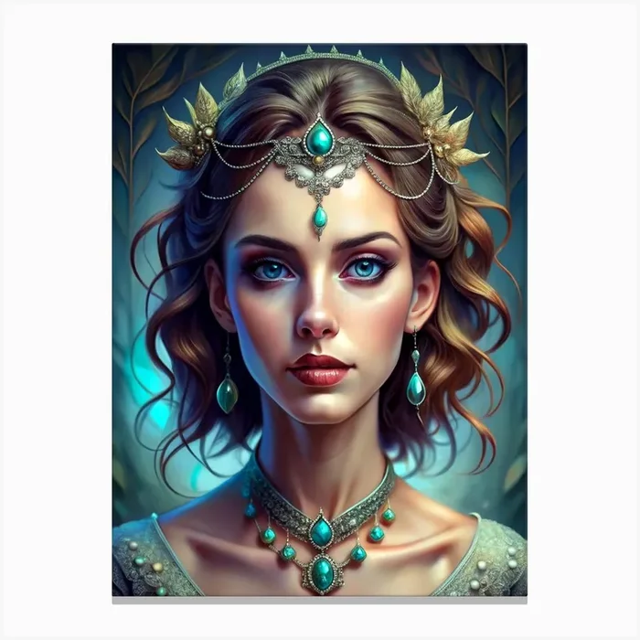 Elisabeth Canvas Print by Henky
