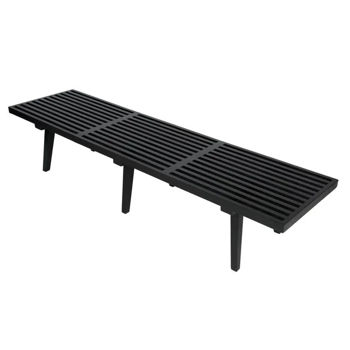 EMFURN Mid-Century Inwood Platform Bench – 6 Feet