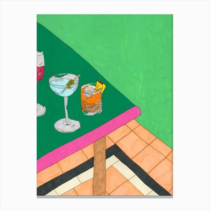 Evening Pleasures Canvas Print by Grace De Kroon