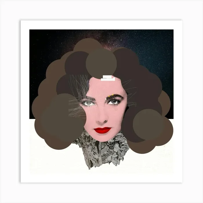 Faded Stars · Liz Art Print by Marko Koeppe