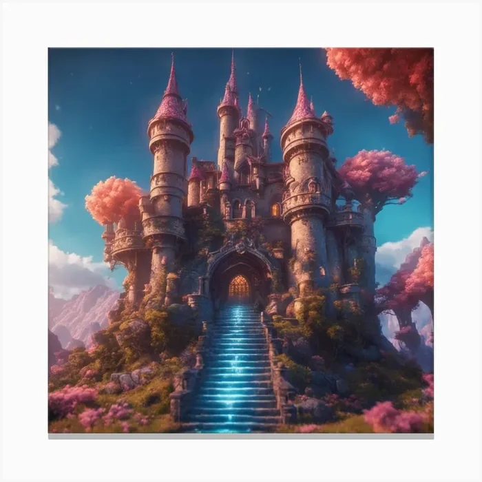 Fairytale Castle Canvas PrintD by diaroma