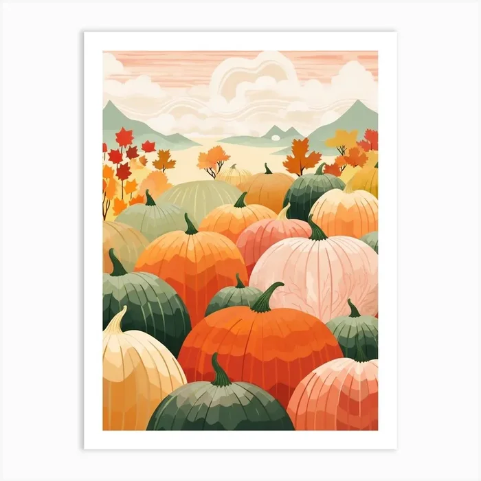 Fall Harvest 2 Art Print by Autumn Aura Prints