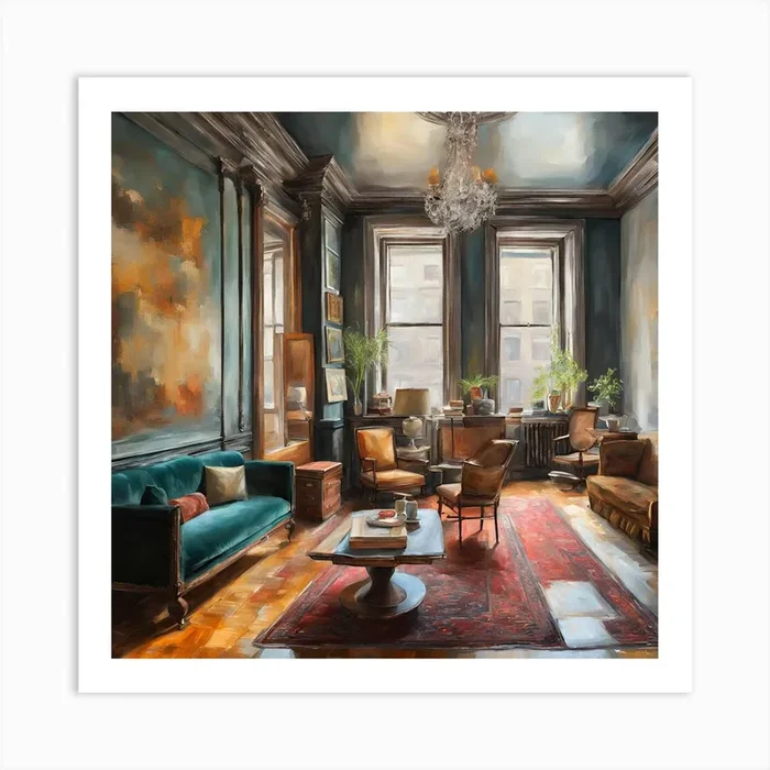 Family Room Art PrintL by lapomme
