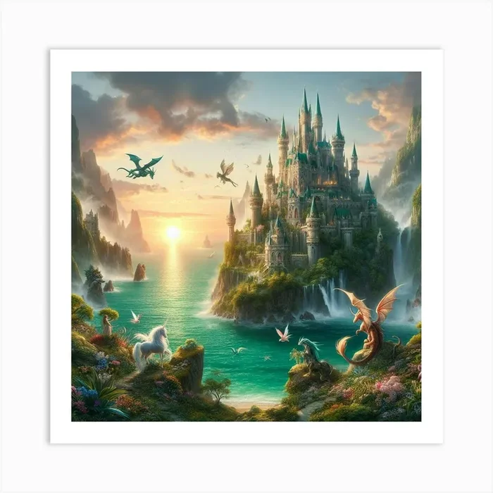 Fantasy Art Print by Frank Tout