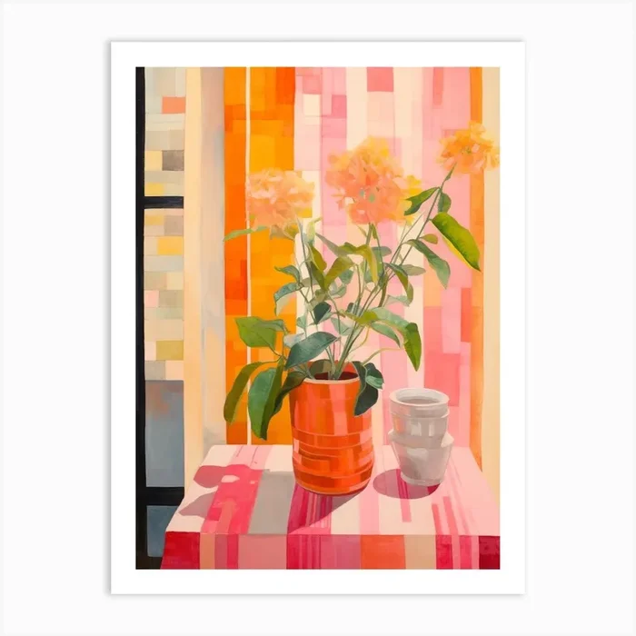 Flower Still Life Painting 9 Art Print by MedArt