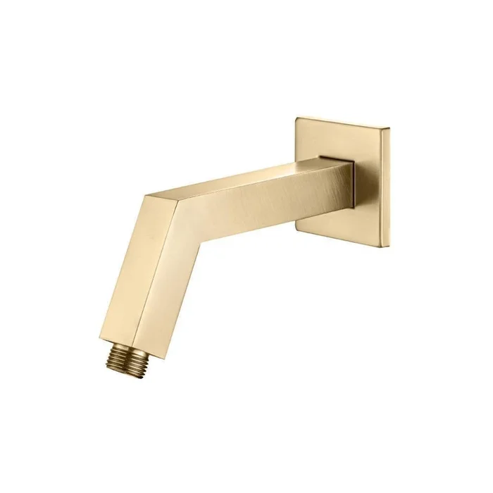 Flusso HS1020 Square Shower Arm With Flange – 7 ” – With Flange