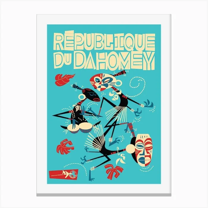 Fly Aeromundo Dahomey Canvas Print by daviz