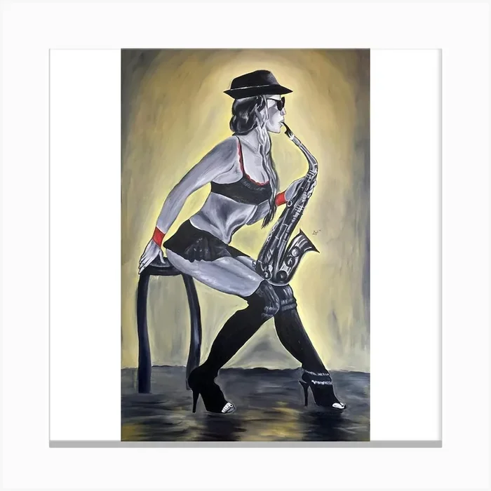 “For the love of music” Canvas PrintK by Kejii