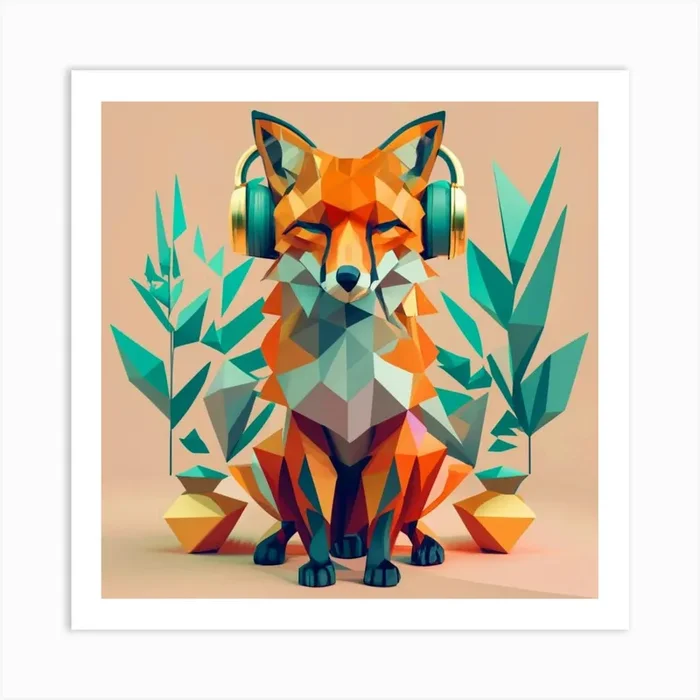 Fox art 2 Art Print by FOX & JAY