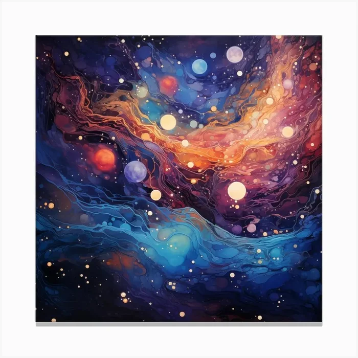 Galaxy 1 Canvas Print by Arusyak Dadiyan