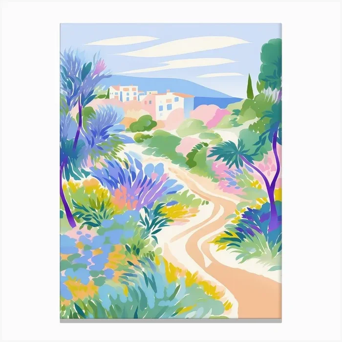 Gallipoli, Italy Colourful View 4 Canvas Print by Urban Vivid