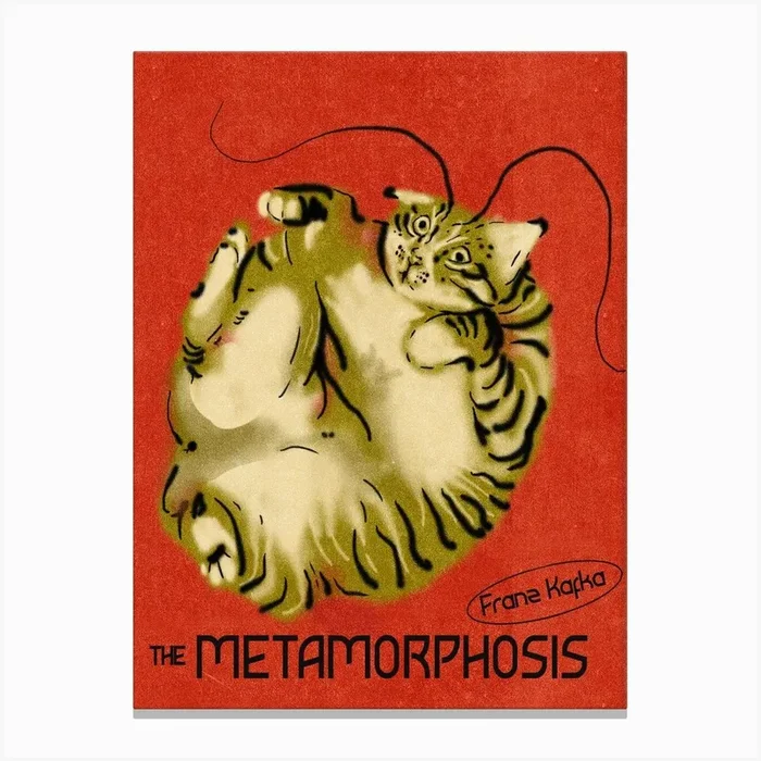 Gatomorfosis Canvas Print by Maria Contreras Aravena