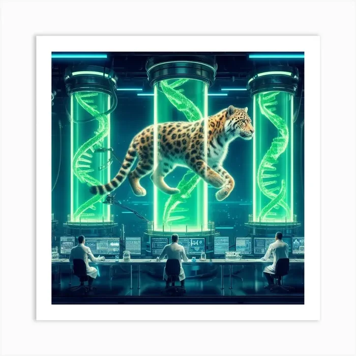 Genetic Engineering Art Print by Maxleron
