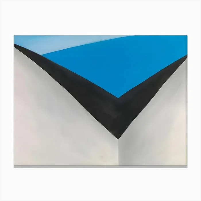 Georgia O’Keeffe – In the Patio IX, 1950 Canvas PrintW by Wirla