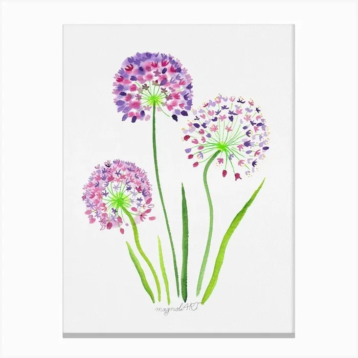 Gigant onion Canvas Print by Botanical Kata