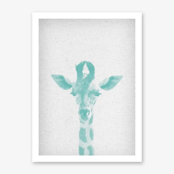 Giraffe I Art Print by Froilein Juno