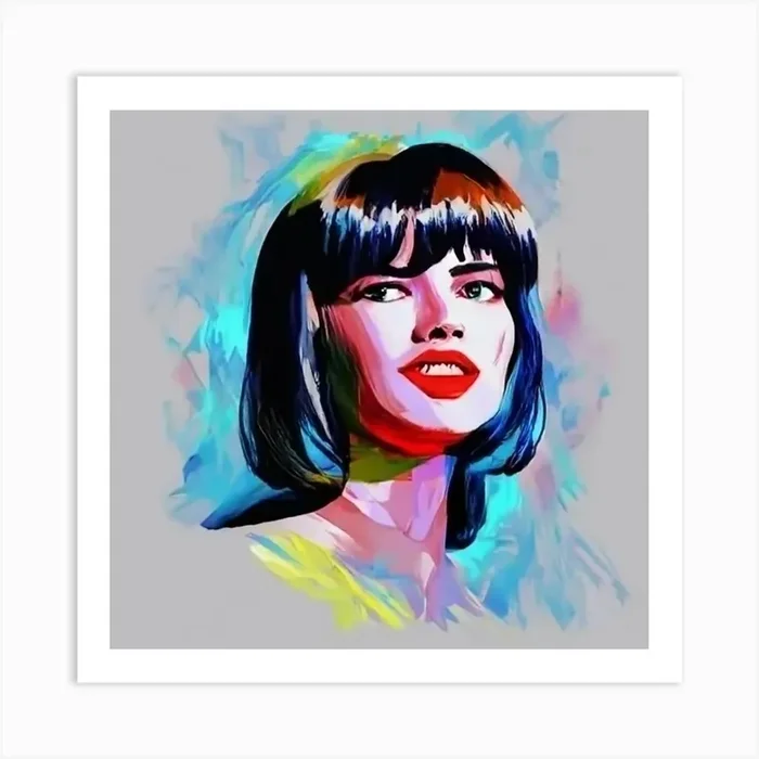 Girl Pop Art Art Print by AleR2007