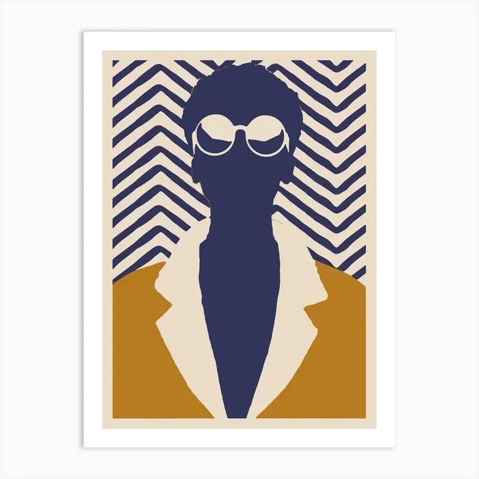 Golden Jacket Art Print by HAMJAM