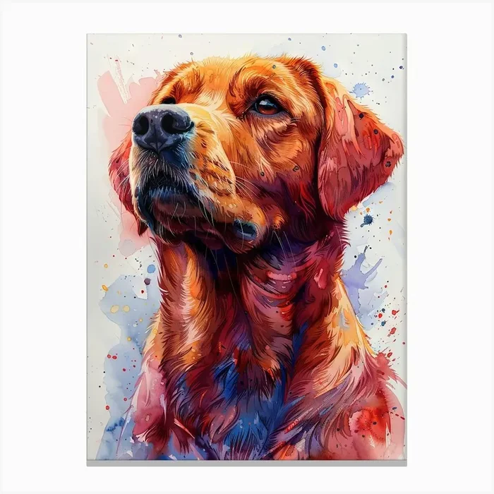 Golden Retriever 4 Canvas PrintCZ by Count Zero