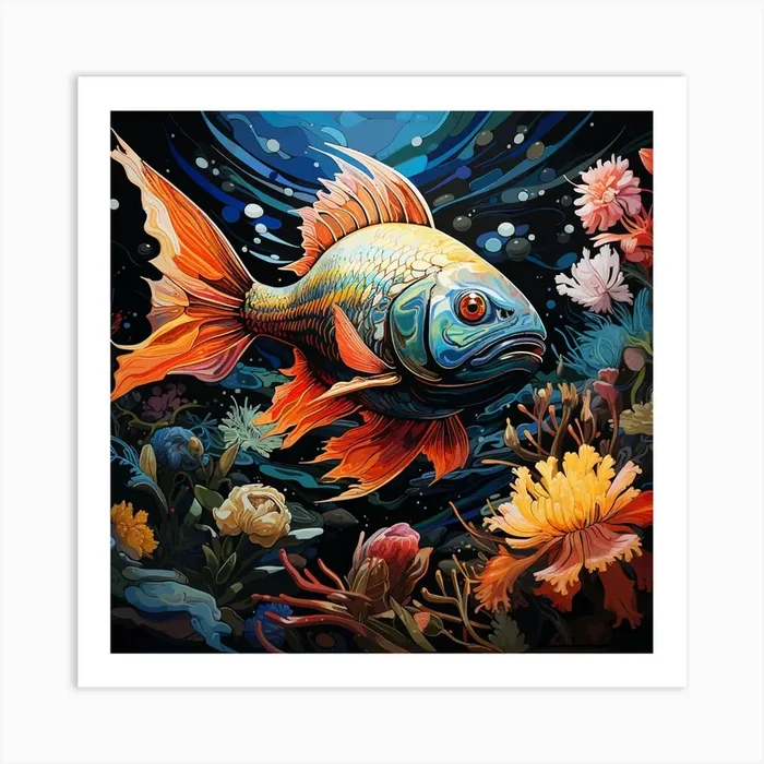 Goldfish 12 Art Print by ANUBiS